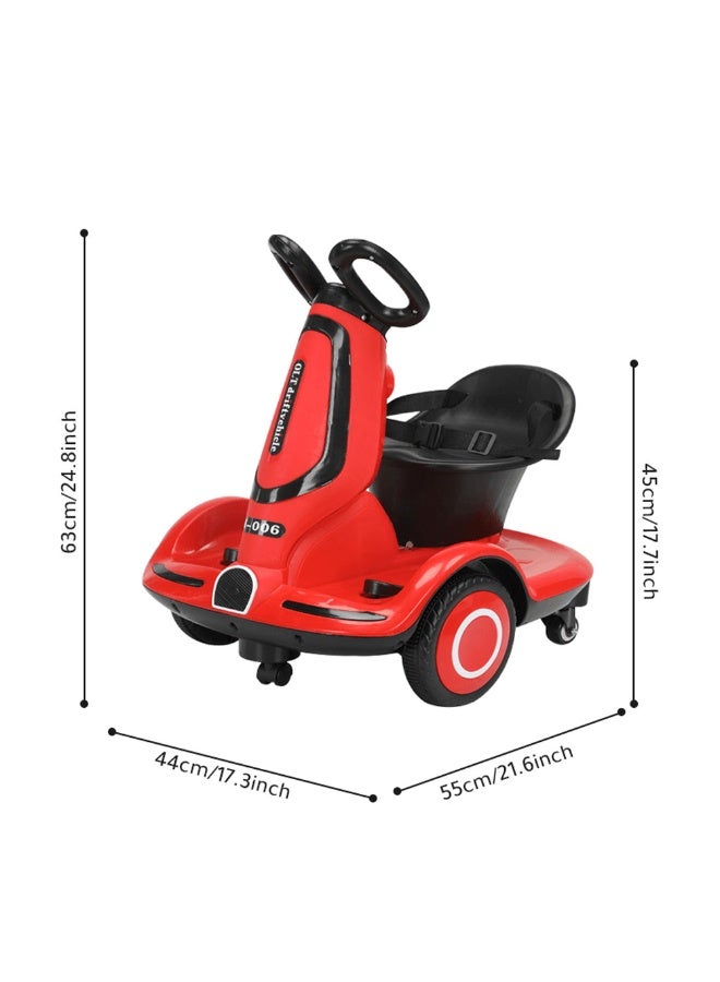Kids Electric Balance Bike for Ages 3–6, Indoor Ride-On with Music & LED Lights - Image 5